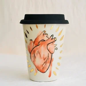 Take away Heart mug